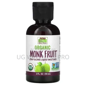 Real Food, Organic Monk Fruit, Liquid Sweetener, 59ml
