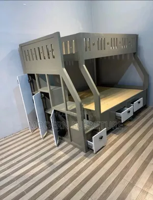 Modern Double Decker Bunker Bed