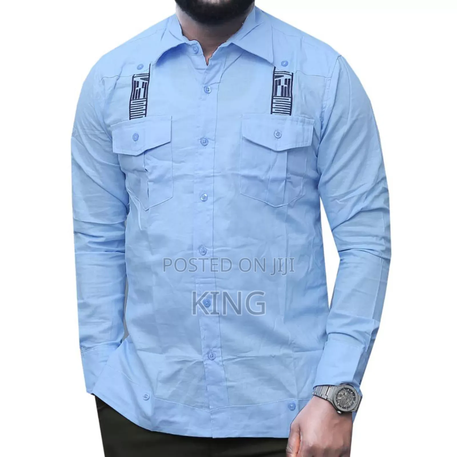 Functional African Wear Shirt. Kitengi (Ankara)
