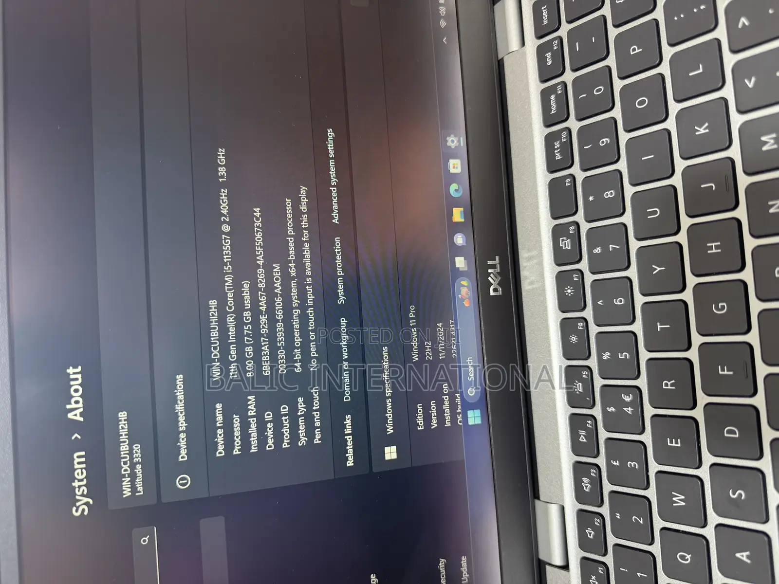 Laptop Dell Latitude 3320 8GB Intel Core I5 SSD 256GB