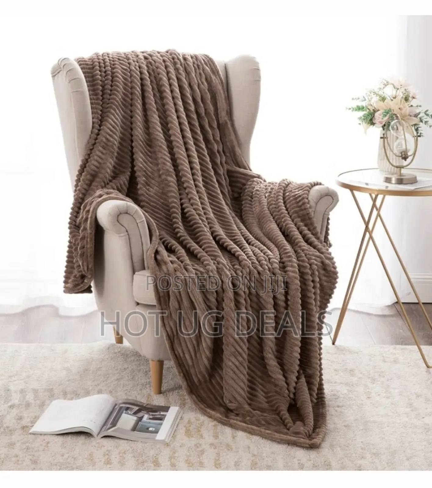 5x6 Soft and Beautiful Soft Blankets - Coffee Brown