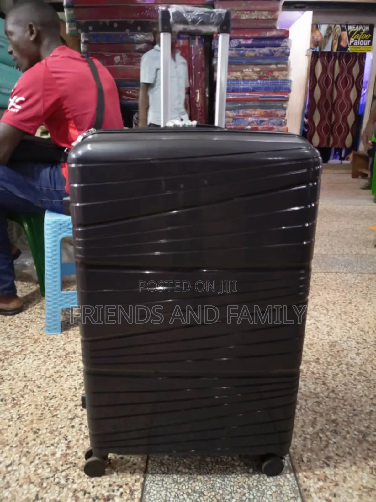 Medium Size Plastic Suit Case Bag