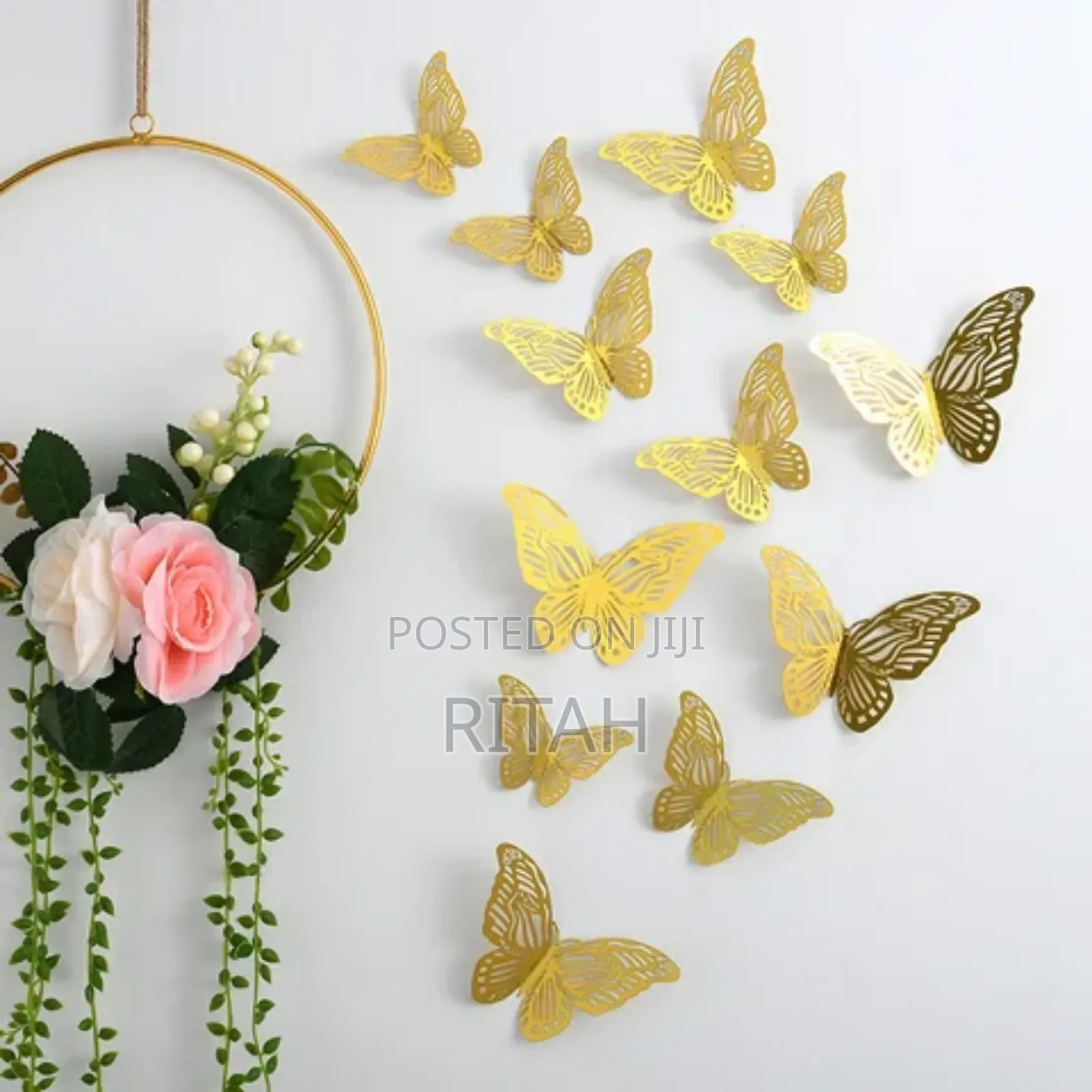 Batterfly Wall Stickers (12 in a Pack)