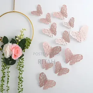 Batterfly Wall Stickers (12 in a Pack)