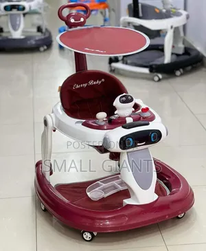 Multifunction Robot Shape Push Walker With Canopy