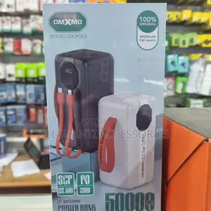 Power Bank 50000mah Omxmo/ Heavy-Duty 50000mah Power Bank