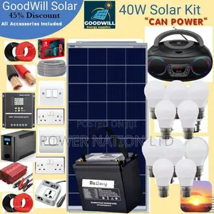 40w German Solar Kit / 40w Solar Energy System Full Kit