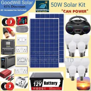 50w German Solar Kit / 50w Solar Energy System Full Kit