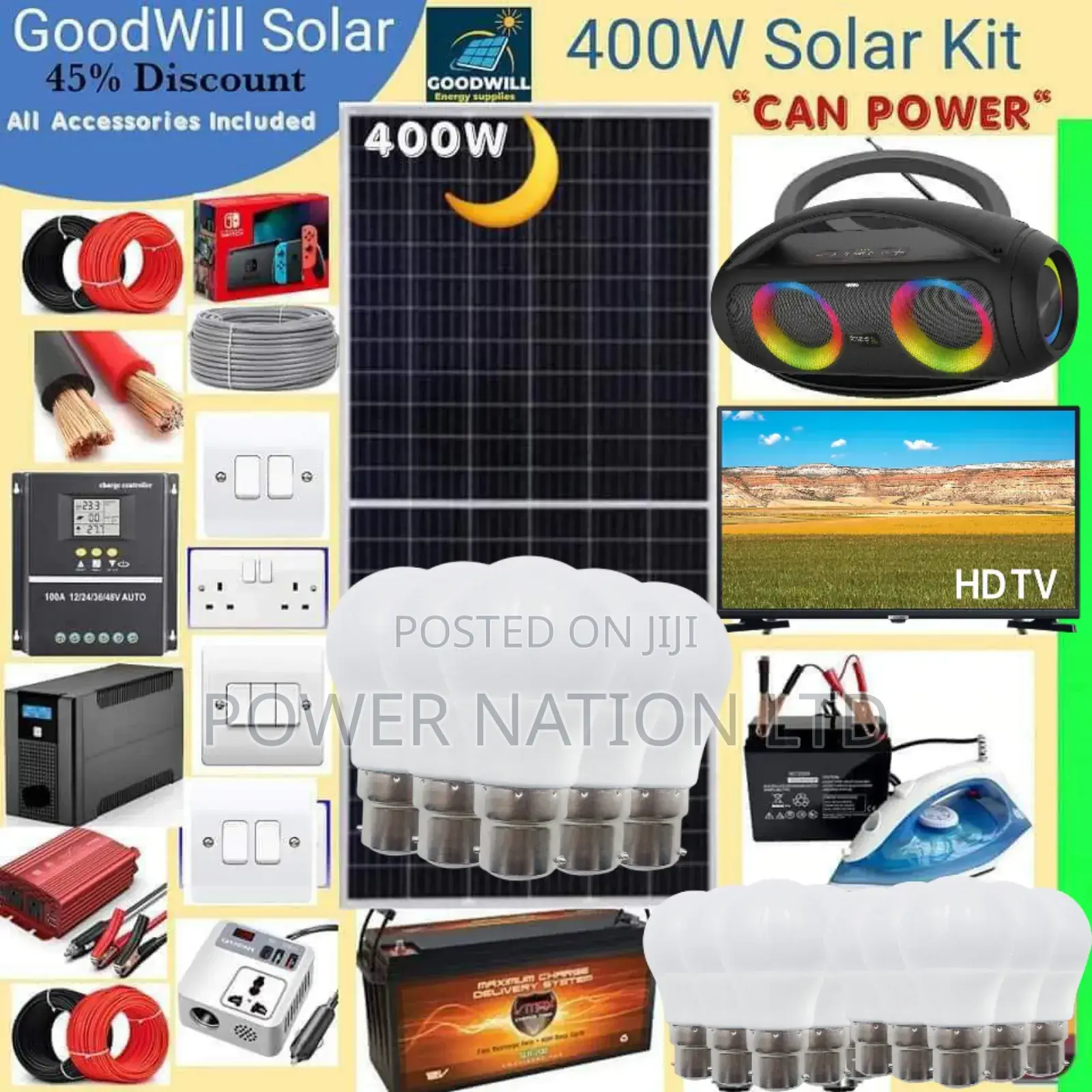 400w German Solar Kit / 400w Solar Energy System Full Kit