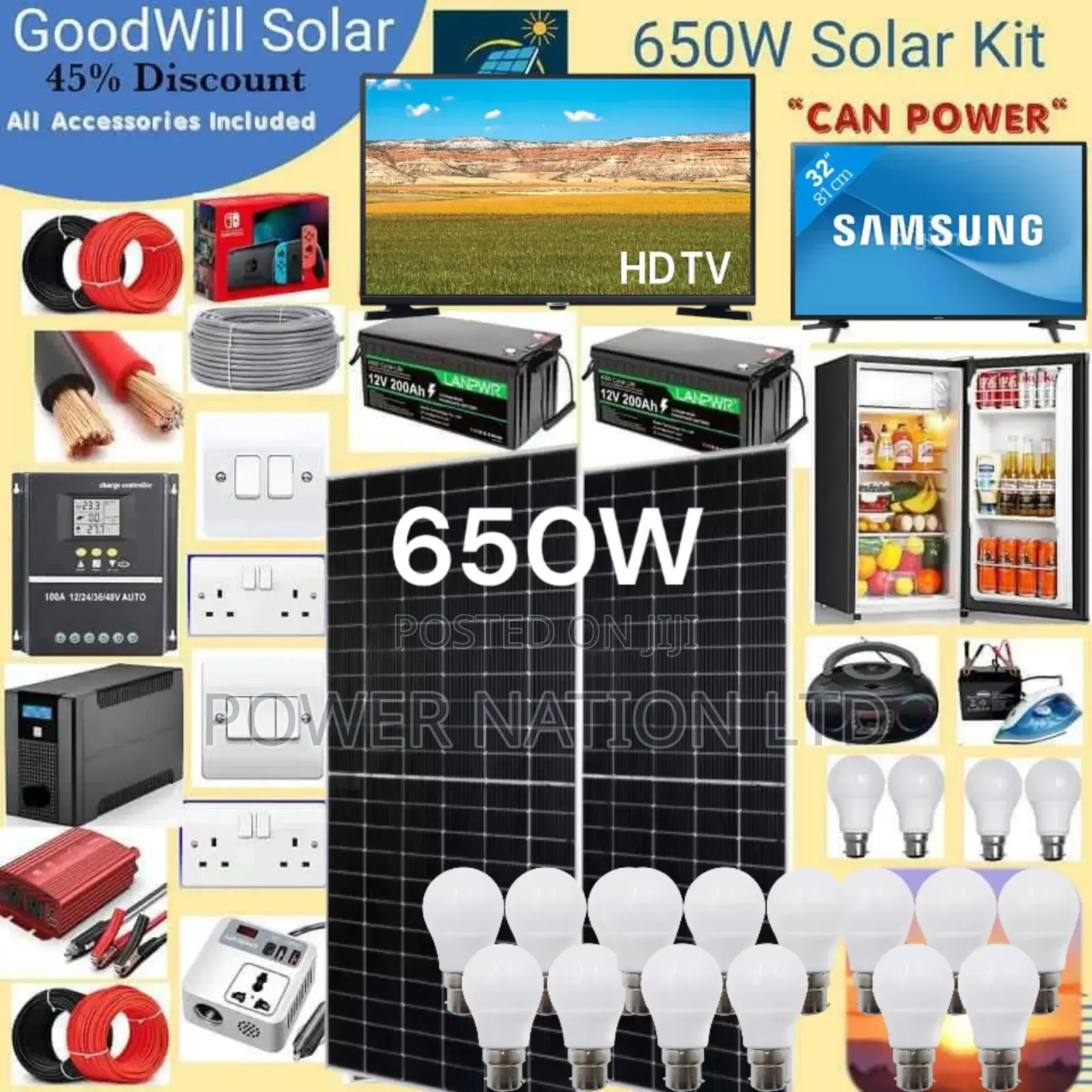 650w German Solar Kit / 650w Solar Energy System Full Kit