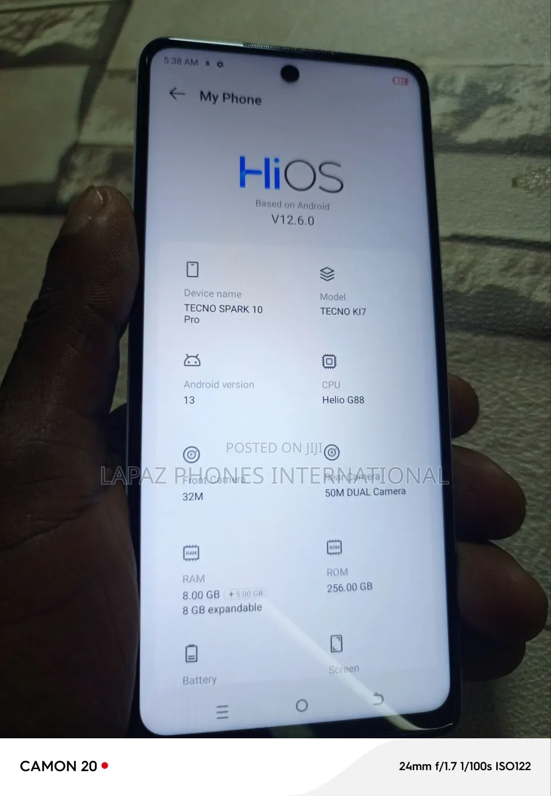 Tecno Spark 10 Pro 256 GB White