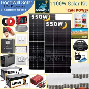 1100w German Solar Kit / 1100w Solar Energy System Full Kit