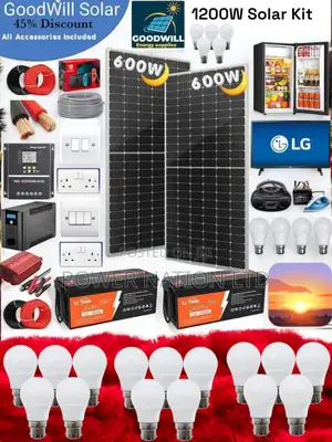 1200w German Solar Kit / 1200w Solar Energy System Full Kit