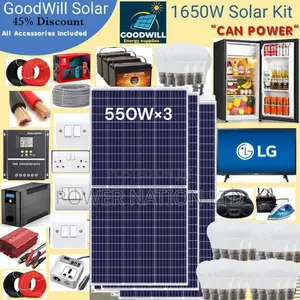 1650w German Solar Kit / 1650w Solar Energy System Full Kit