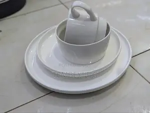 24 Piece Dinner Set of 6 Each. White
