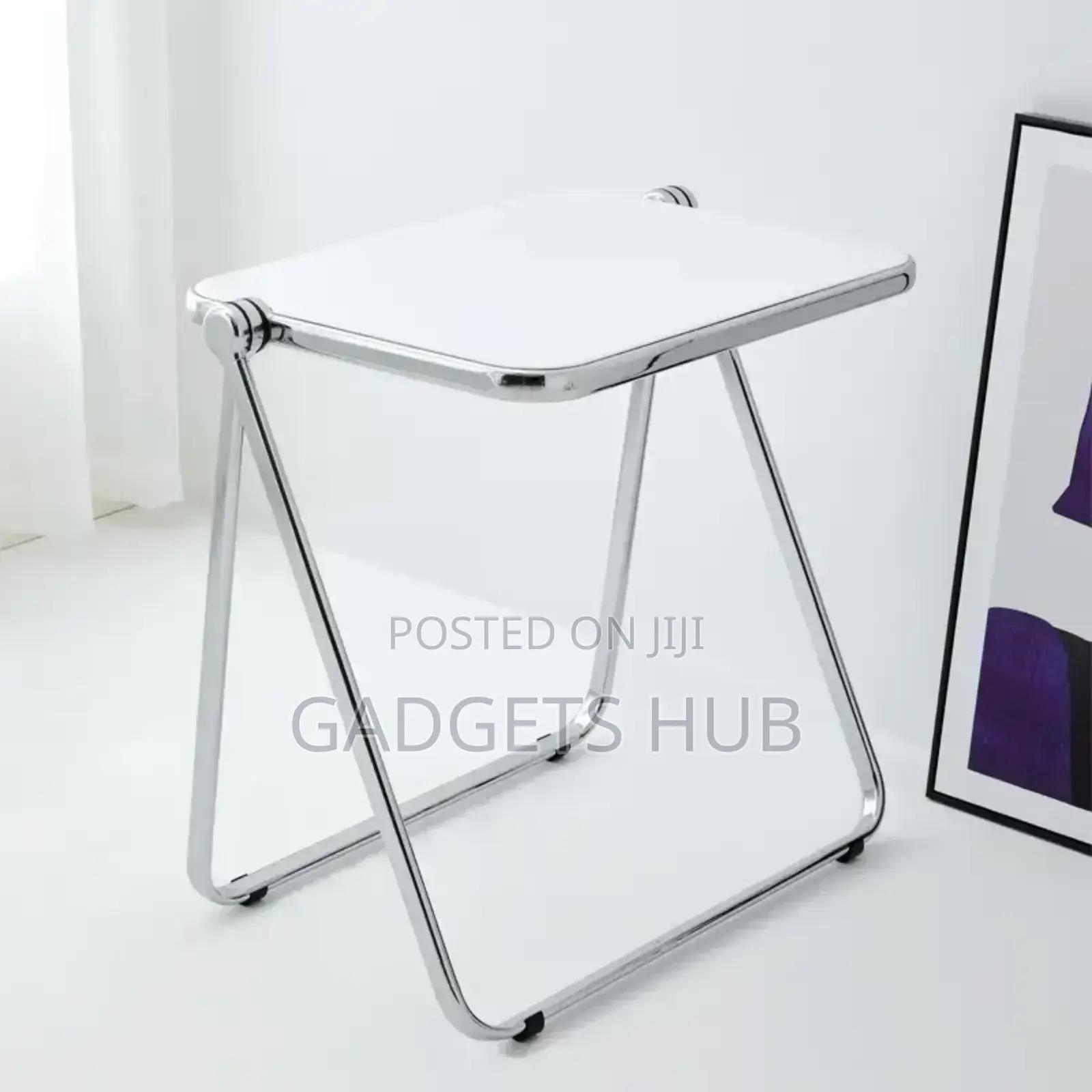 Acrylic Folding
Chair and Table for Living Room