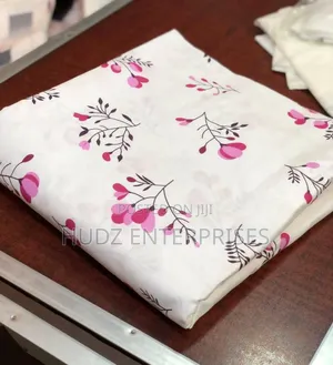 6pc Bedsheeets Cotton 7x7 Pink Flowers