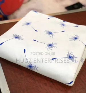 6pc Bedsheeets Cotton 7x7 Blue Flowers