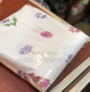 6pc Bedsheeets Cotton 7x7 Purple Flowers