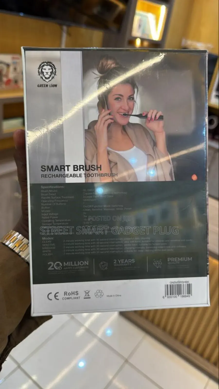 Greenlion Smart Rechargeable Toothbrush  