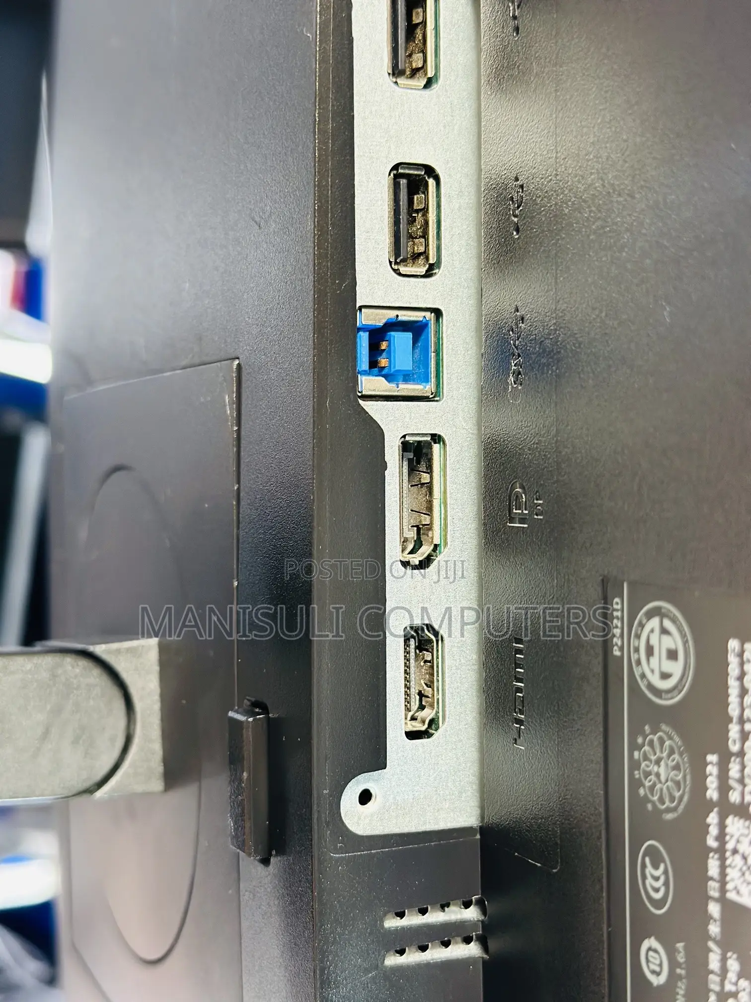 Monitor Dell 24 Inch Screen Ips VGA HDMI DIV Display 