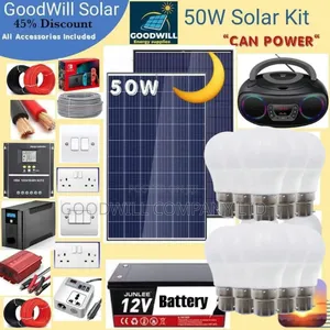 50w German Solar Kit / 50w Green Energy Solar Kit