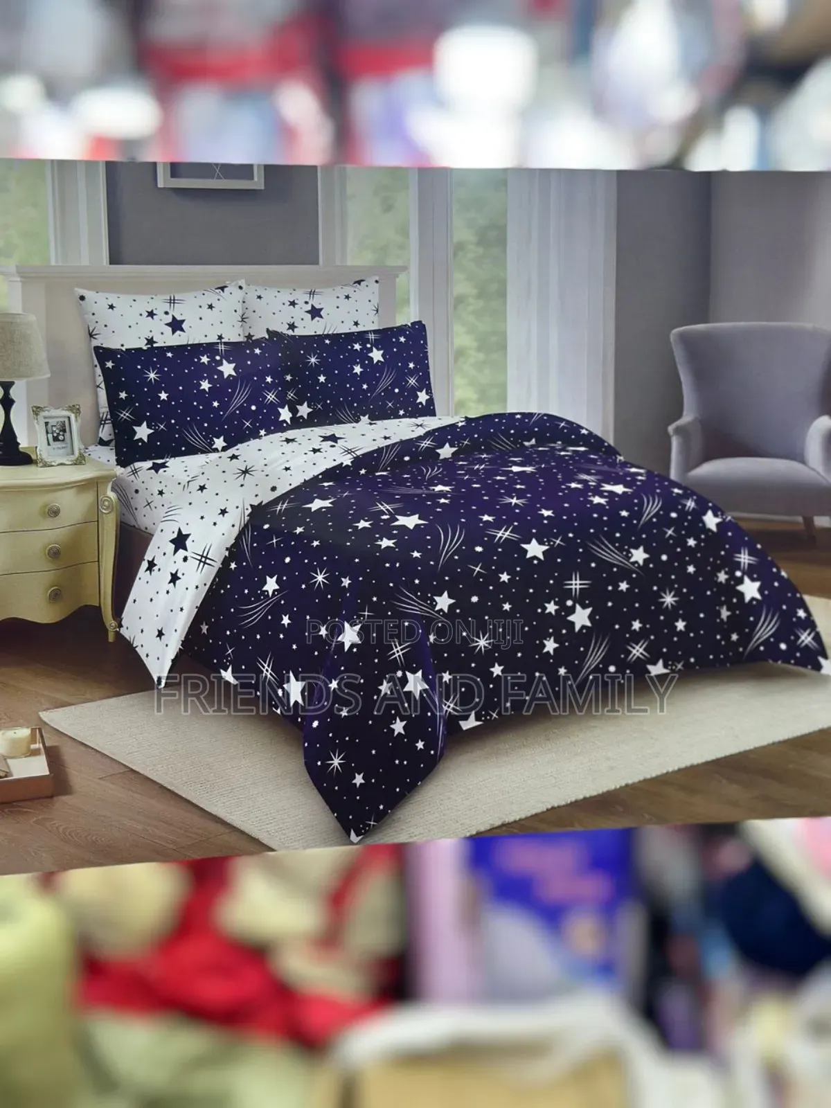 Nice Star Bed Cover 4 Peace 6*5.