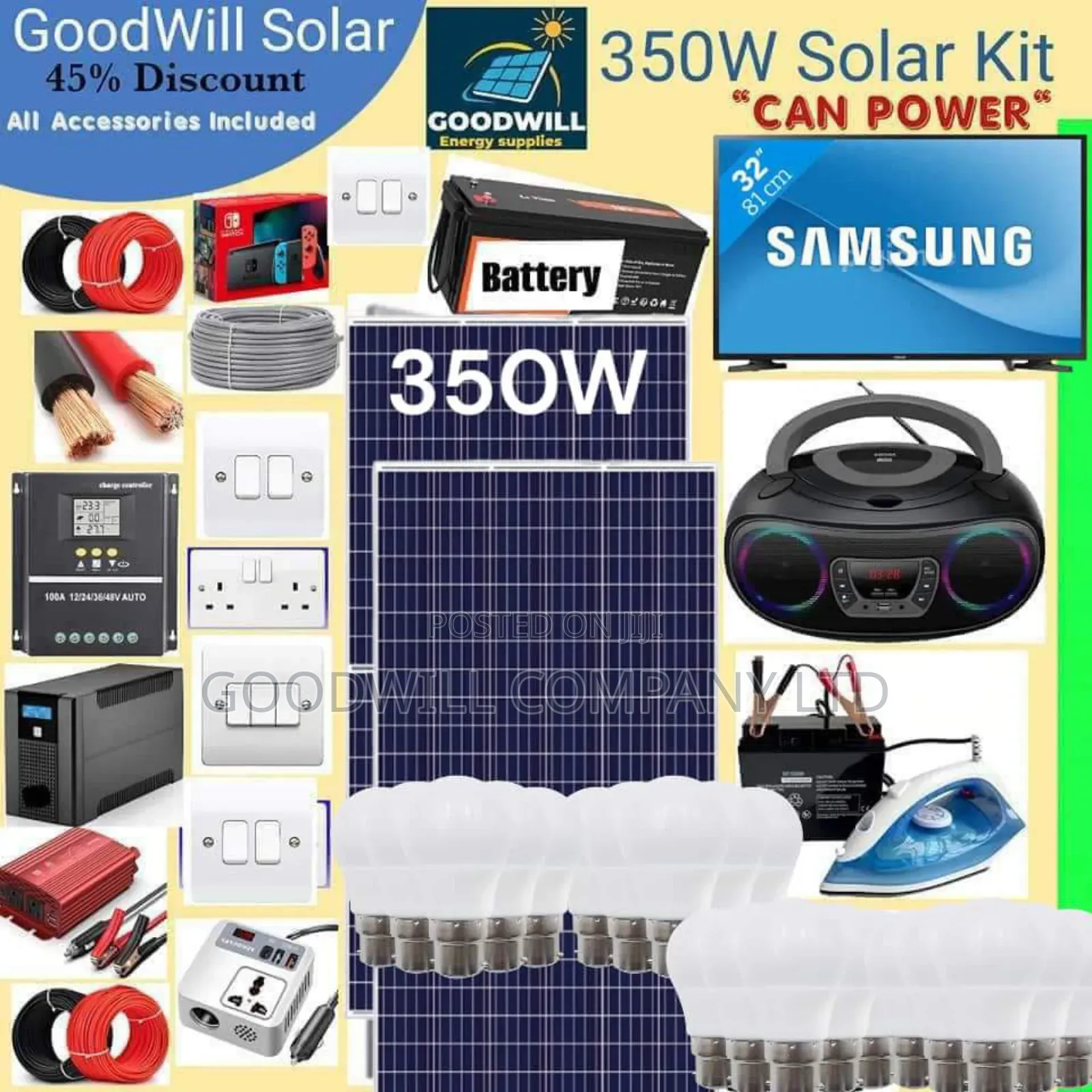 350w German Solar Kit / 350w Green Energy Solar Kit