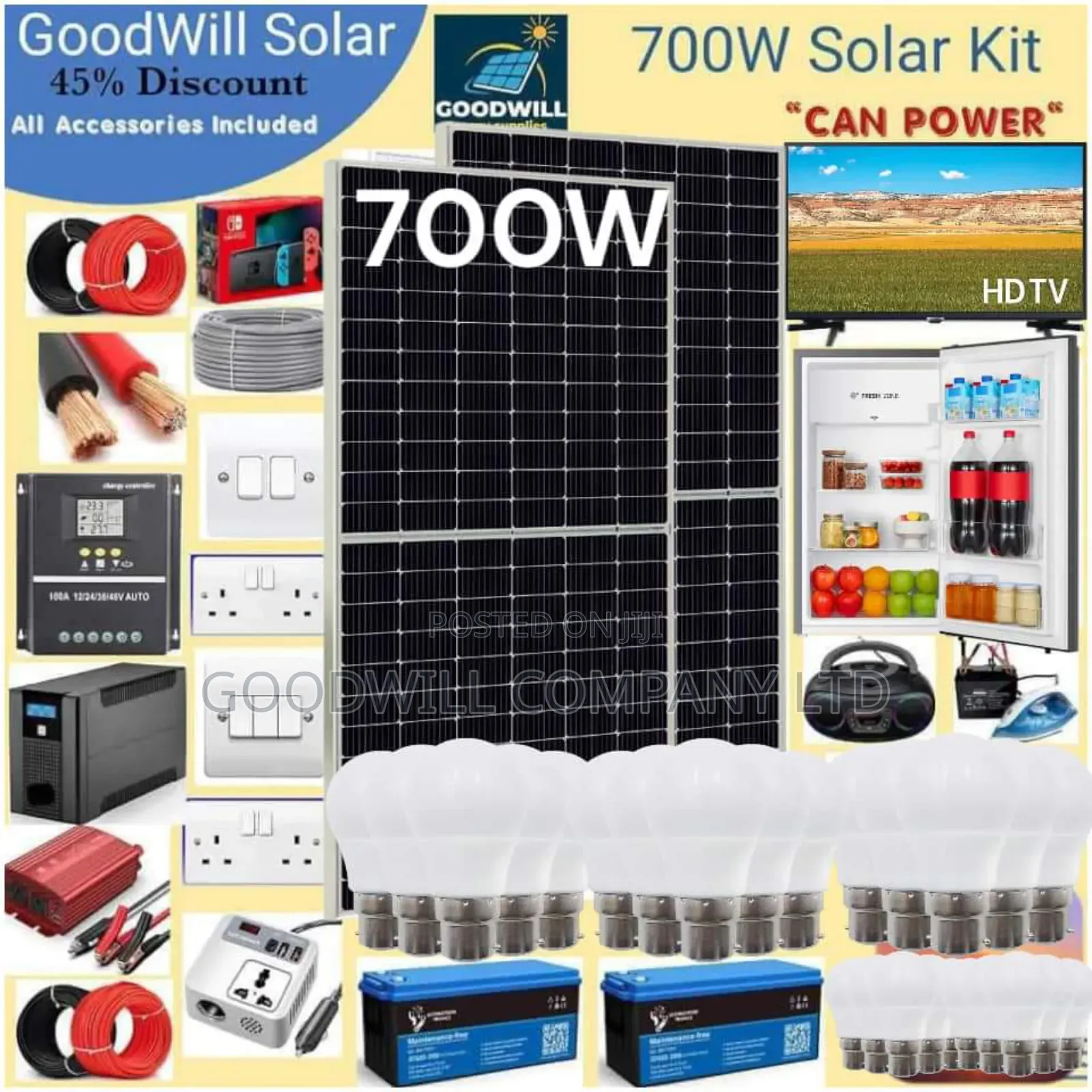700w German Solar Kit / 700w Green Energy Solar Kit