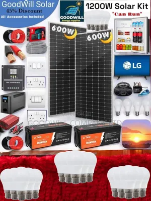 1200w German Solar Kit / 1200w Green Energy Solar Kit