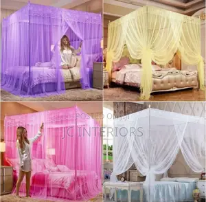 Four Stand Straight Canopy Mosquito Net