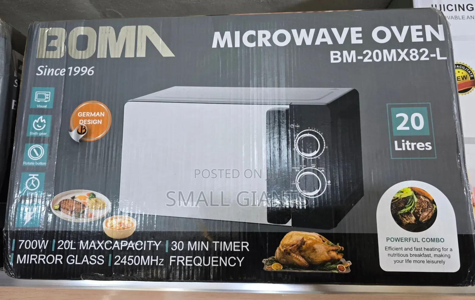 Boma 20 Litres Mirror Microwave BM 20MXL