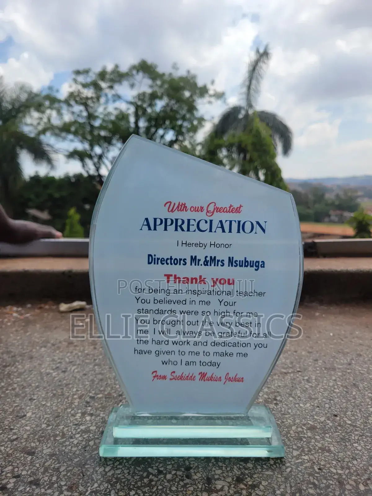 Glass Award