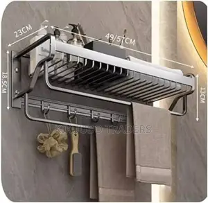 Wall Mounted Modern Bathroom Towel Holder Rackk