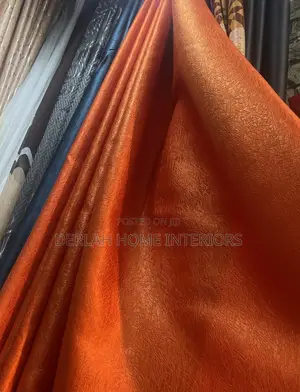 Orange Curtain Per Meter