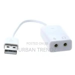 USB 2.0 Virtual 2.1 Channel Audio Effect 7.1 3D Sound Card