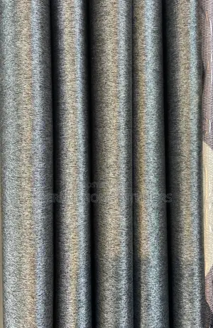 Mettalic Charcoal Grey Curtain Per Piece