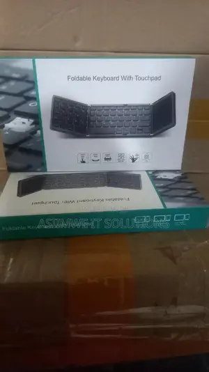 Foldable Keyboard With Touch Pad