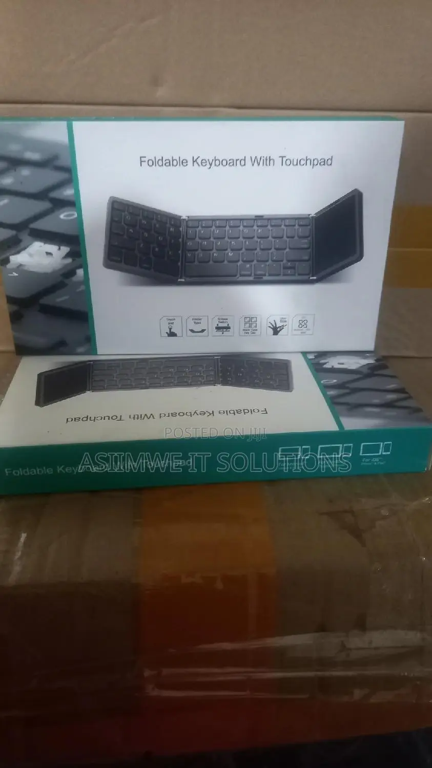 Foldable Keyboard With Touch Pad