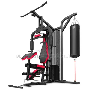 Multi Station Gym Set( Punching Bag Included)