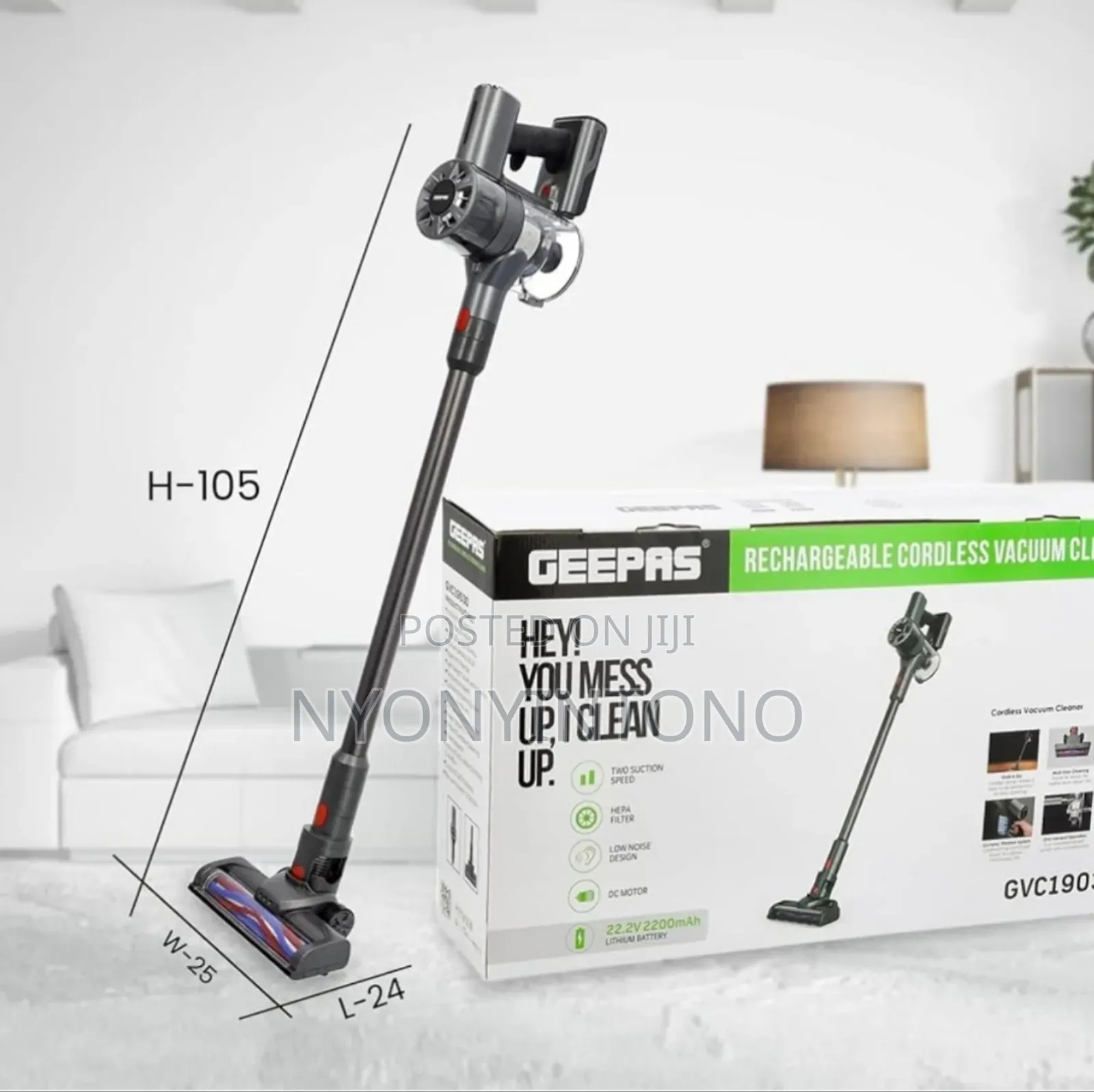 Geepas Rechargeable Hand Held Vacuum Cleaner