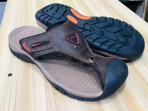Mens Walking Quality Open Shoes Sandals Brown
