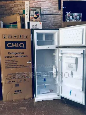 Chiq 270liters Double Door Frost Free Fridge