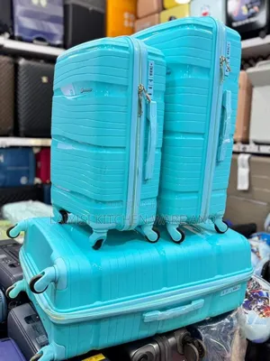 Aset of 3 Long Lasting Traveling and Home Suit Cases Orbags