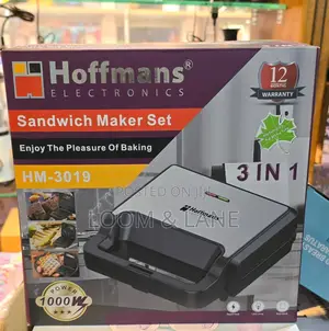 Hm 3019 Hoffmans 3 in 1 Sandwich Maker Set