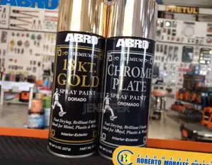 Abro Premium Gold Spray Can Paint
