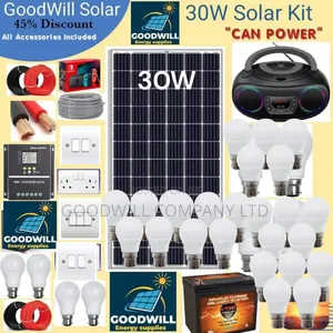 30w German Solar Kit / 30w Green Energy Solar System Kit
