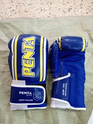 Blue Colors Penta Boxing Gloves Leather Original Material