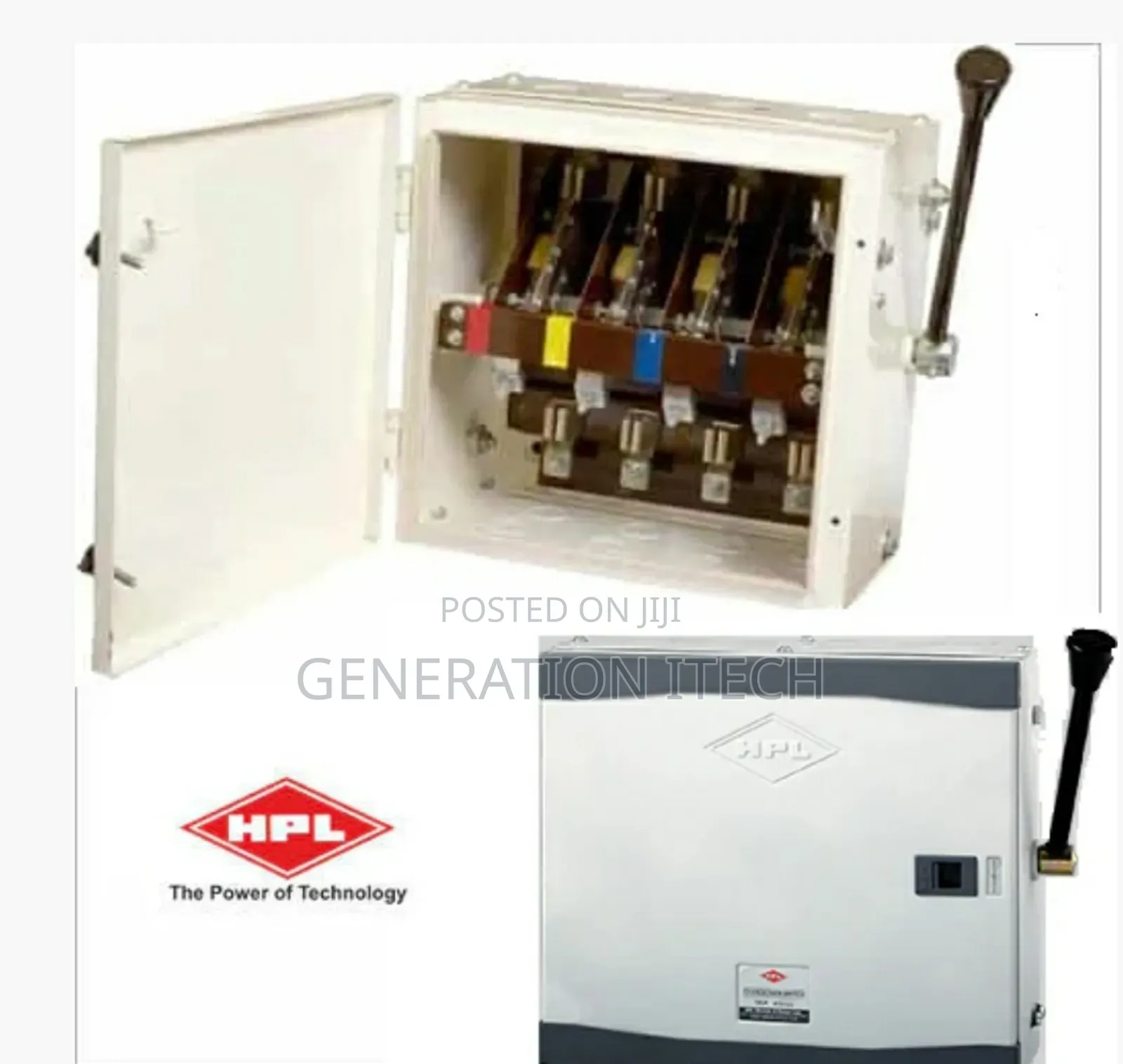HPL Change Over Switch 100A - 4 Pole -415v in Eclosure