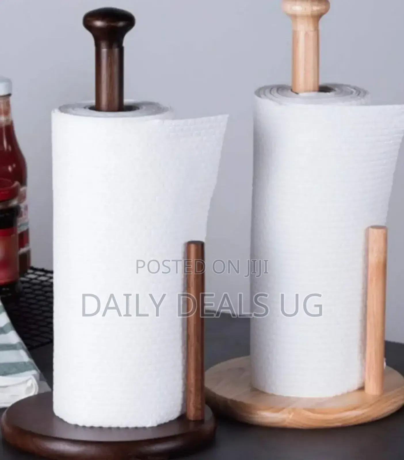 Wooden Roll Tissue Holder